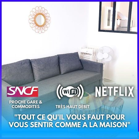 Netflix I Molotov I Lit 160X200 I Proche Gare Et Centre Ville I 39M2 I Wifi Tulon Zewnętrze zdjęcie