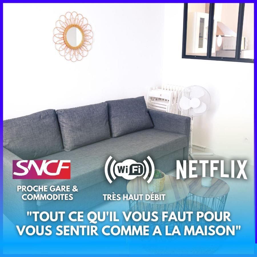 Netflix I Molotov I Lit 160X200 I Proche Gare Et Centre Ville I 39M2 I Wifi Tulon Zewnętrze zdjęcie